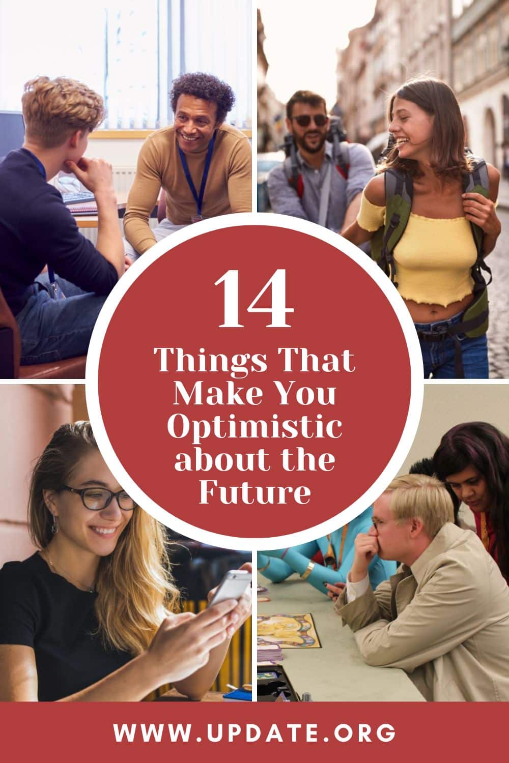 14 Things That Make You Optimistic about the Future pinterest image.