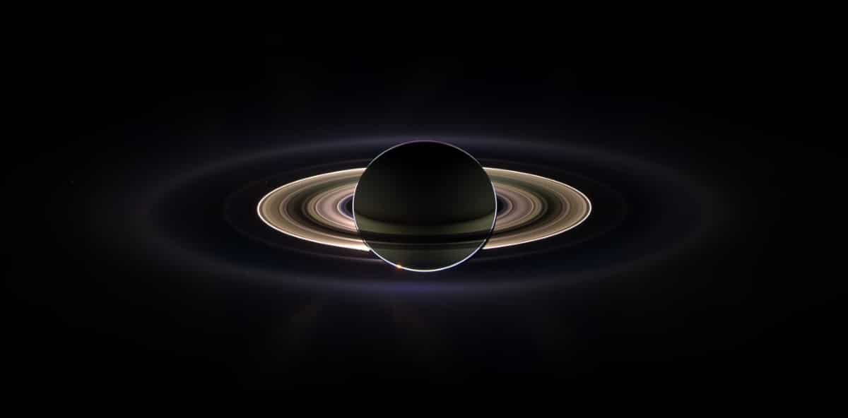 Saturn's Ring Ballet: A Cassini Snapshot from 2006