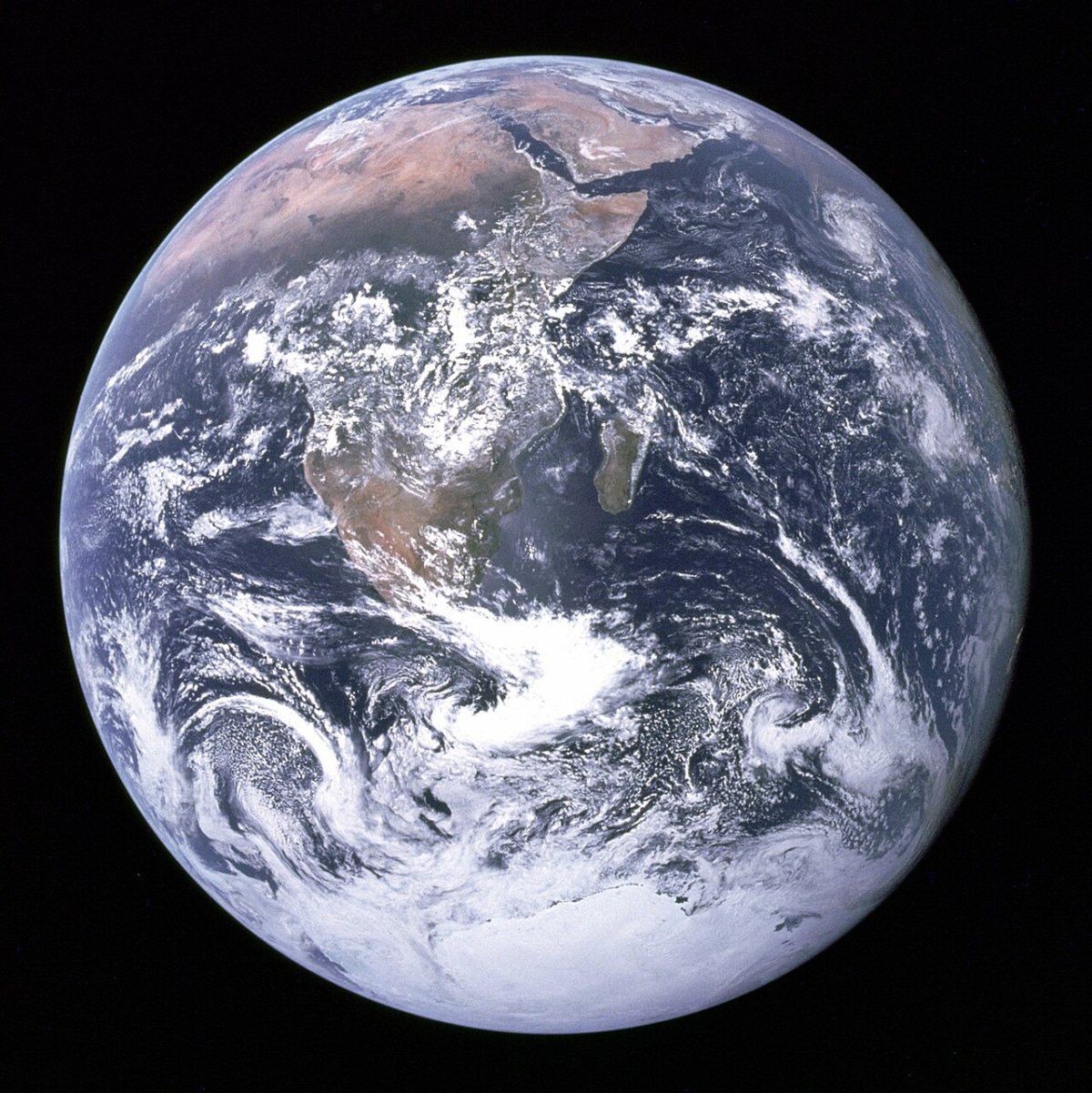 The Blue Marble: Earth's Iconic Portrait from Apollo 17