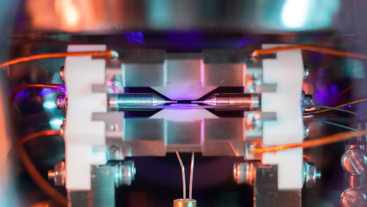 Capturing the Unseen: A Single Atom in Ion Trap