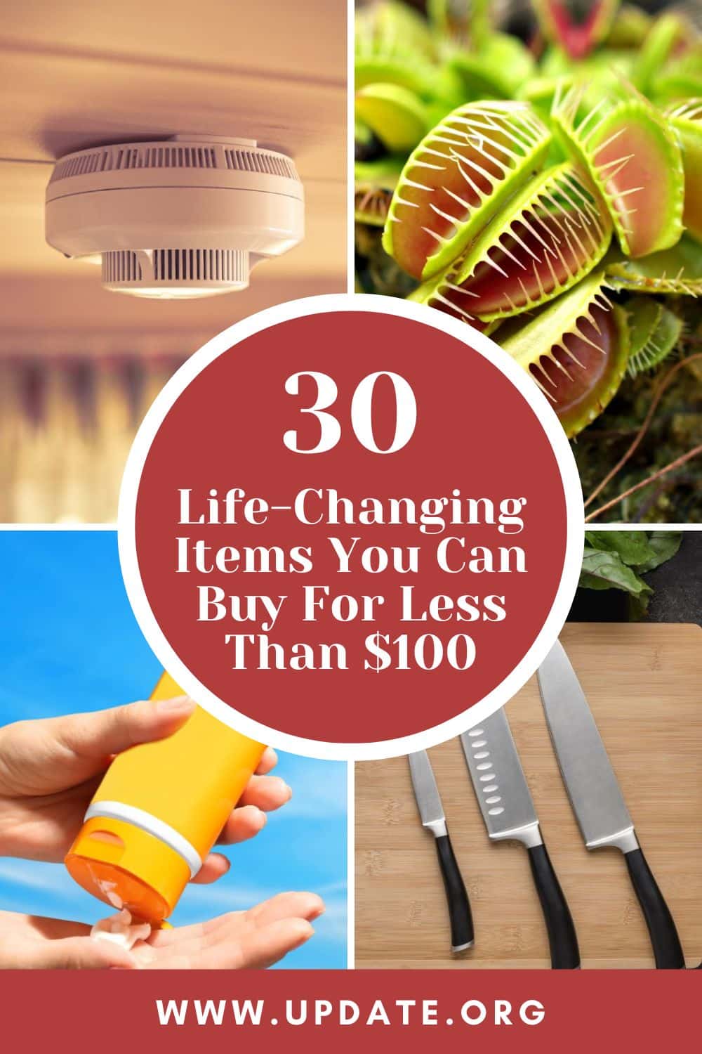 30 Life-Changing Items You Can Buy For Less Than $100 pinterest image.