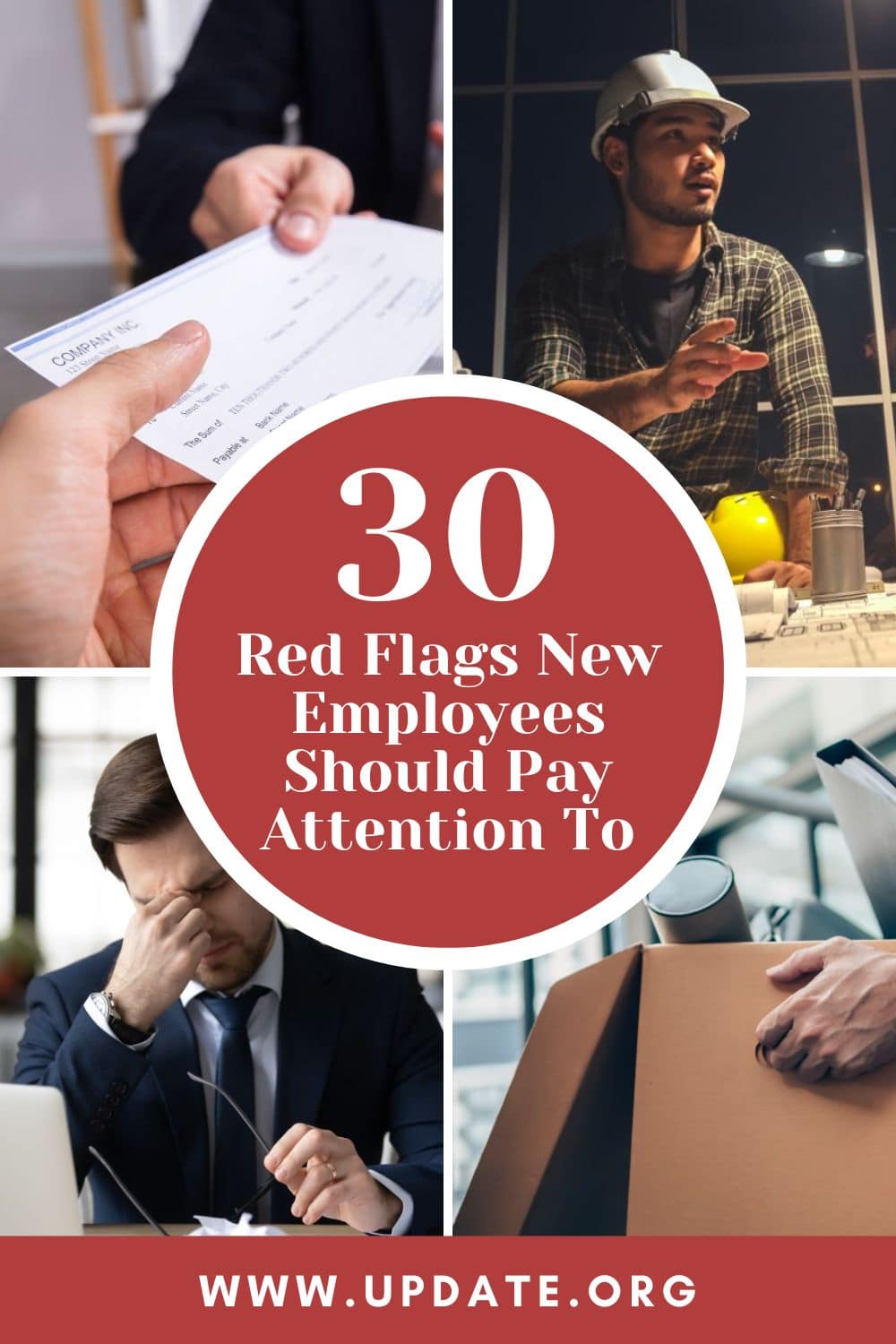 30 Red Flags New Employees Should Pay Attention To pinterest image.
