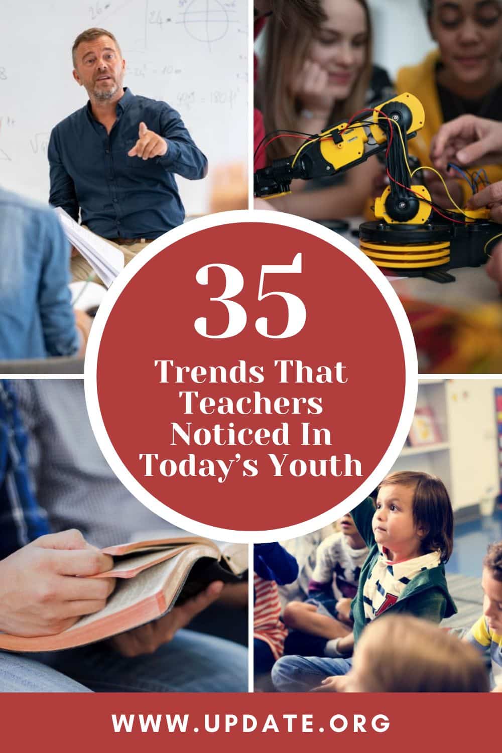 35 Trends That Teachers Noticed In Today’s Youth pinterest image.