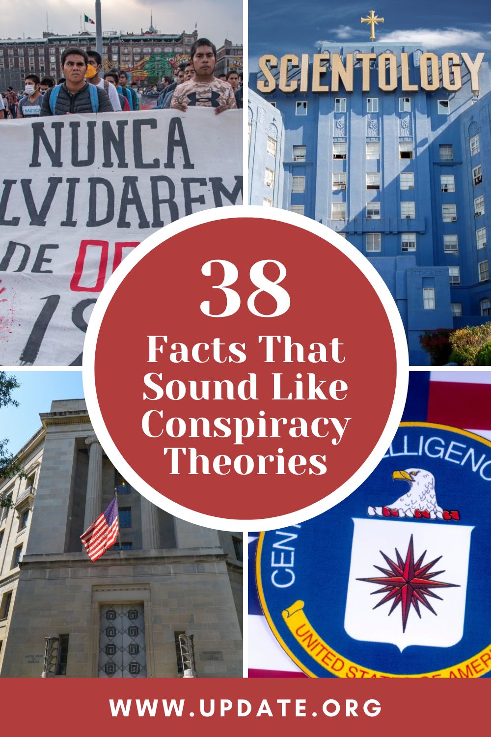 38 Facts That Sound Like Conspiracy Theories pinterest image.