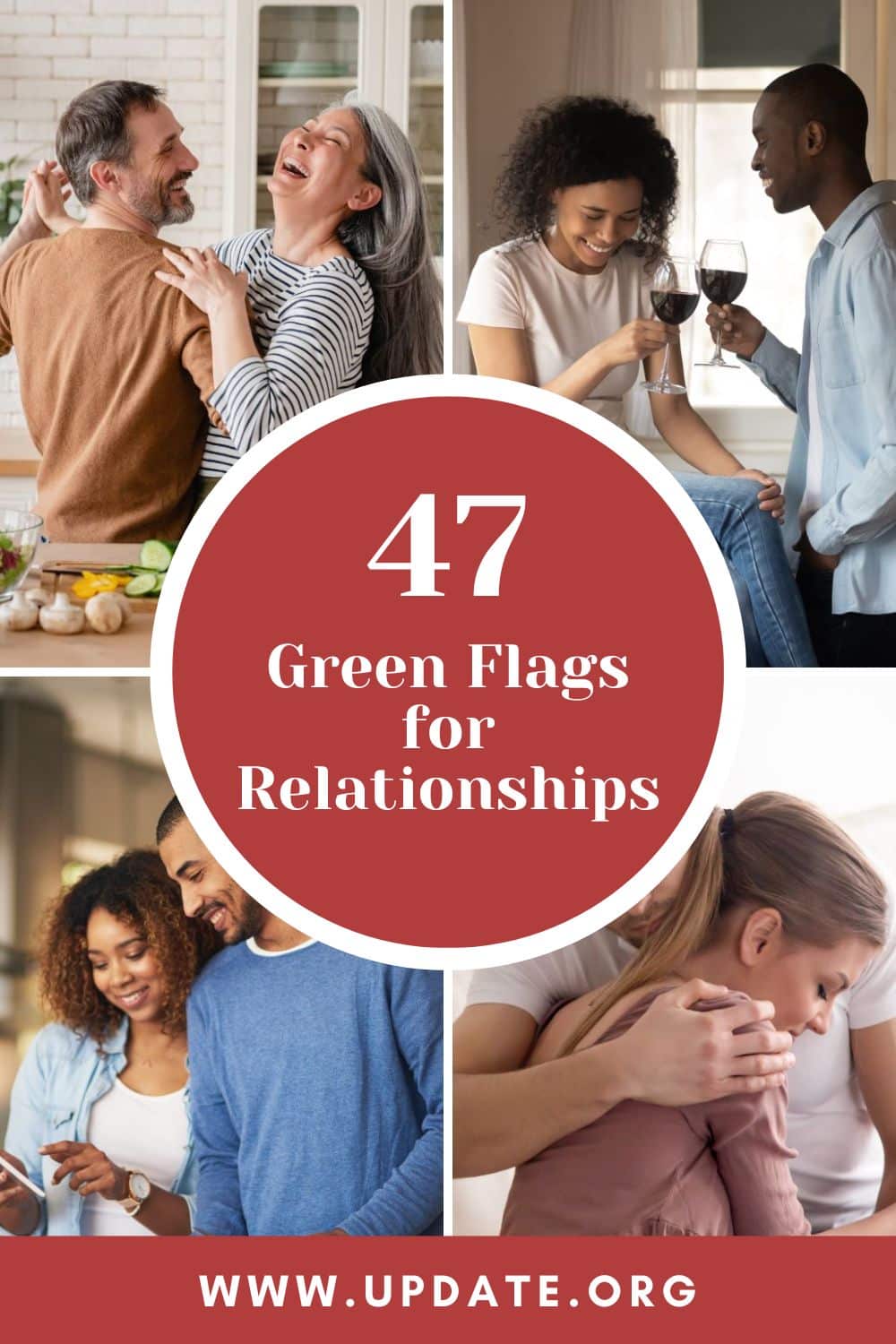 47 Green Flags for Relationships pinterest image.