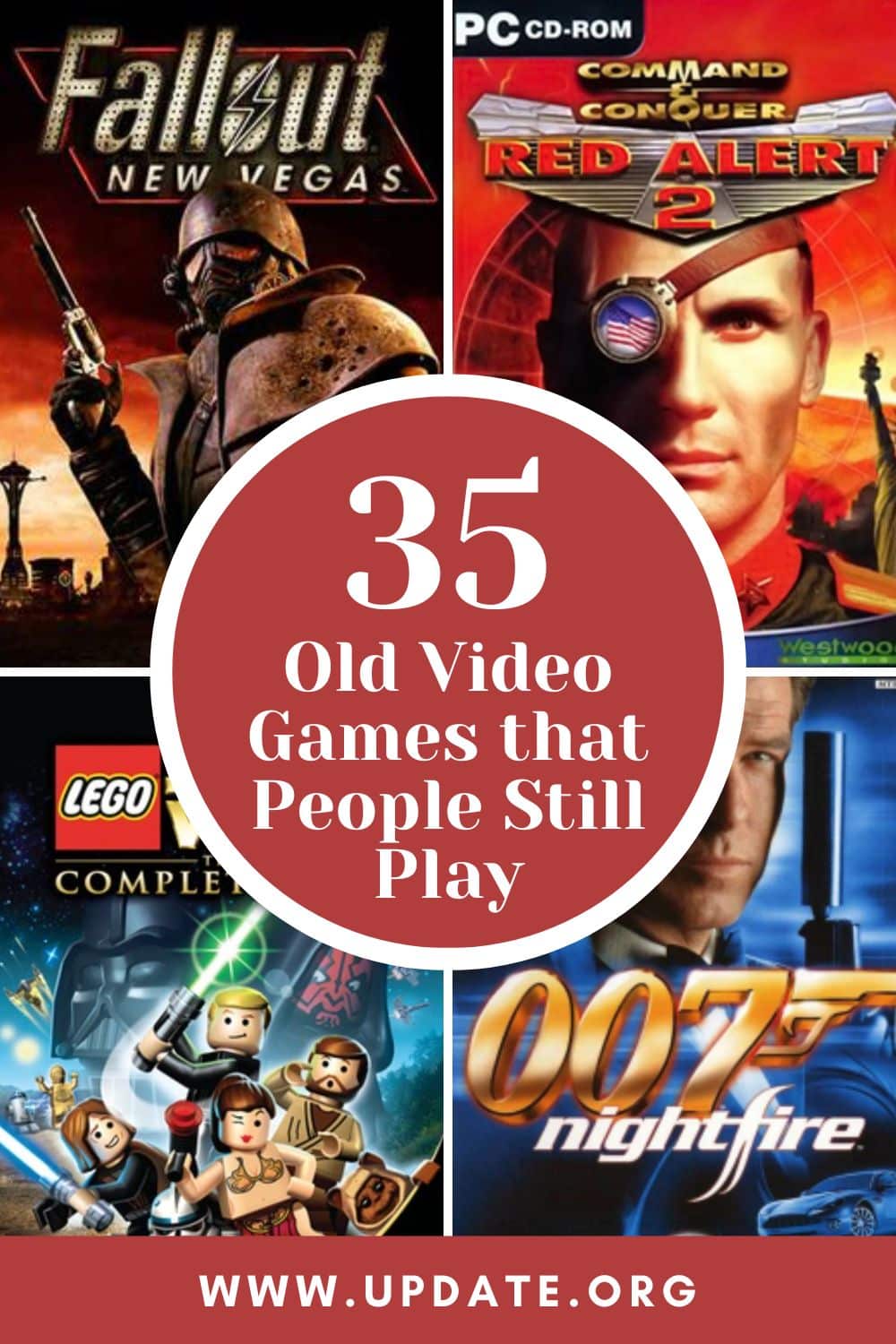 35 Old Video Games that People Still Play pinterest image.