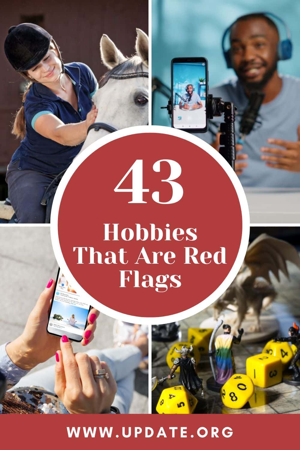 43 Hobbies That Are Red Flags pinterest image.